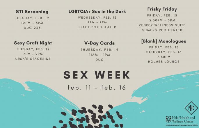 Sex Week flyer